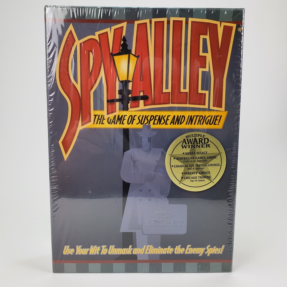 Spy Alley Board Game The Game of Suspense and Intrigue New Sealed Mensa Winner